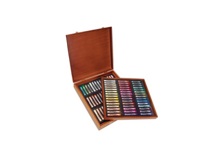 JAXELL | Pastellkreide Extra fein Holzkoffer 90er-Set - Racher