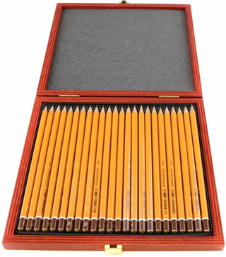 KOH-I-NOOR | Art Graphitstifte 24er-Set Holzkoffer - Racher