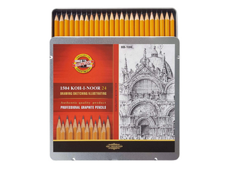 KOH-I-NOOR | Art Graphitstifte 24er-Set Metallbox - Racher