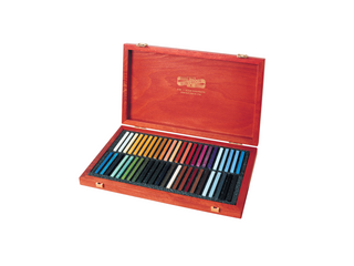 KOH-I-NOOR | Gioconda Künstler Hart-Pastelle Holzkoffer 48er-Set - Racher