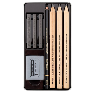 KOH-I-NOOR | Gioconda Sketching Künstlerset Metalletui 8er-Set - Racher