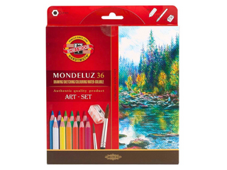 KOH-I-NOOR | Mondeluz Aquarell-Farbstifte 36er-Set - Racher