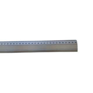 Koh-I-Noor | Schneidlineal Metall - robustes Aluminiumlineal mit Stahlkante 30/40/60/100cm - Racher