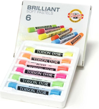 KOH-I-NOOR | Toison d'Or Soft-Pastellkreide 6er-Set - Racher