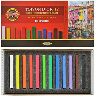 KOH-I-NOOR | Toison d'Or Soft-Pastellkreide Eckig 12er-Set - Racher