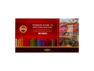 KOH-I-NOOR | Toison d'Or Soft-Pastellkreide Eckig 48er-Set - Racher