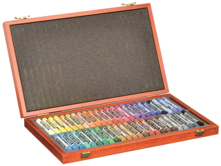 KOH-I-NOOR | Toison d'Or Soft-Pastellkreide Holzkoffer 48er-Set - Racher