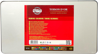 KOH-I-NOOR | Toison d'Or Soft-Pastellkreide Metallbox 48er-Set - Racher