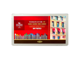 KOH-I-NOOR | Toison d'Or Soft-Pastellkreide Metallbox 48er-Set - Racher