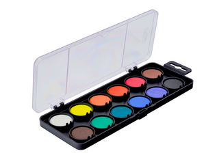 KOH-I-NOOR | Watercolours Wasserfarben Set 12 Farben - Racher