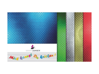 Marpa Jansen | Faltblätter Alu-Folie mit Sternchenprägung - Racher