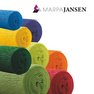 Marpa Jansen | Gärtner Krepp strapazierfähiges Bastel-Krepppapier, flexibel 160g/m² - Racher