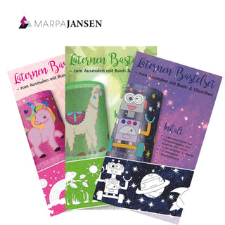 Marpa Jansen | Laternen-Set zum Ausmalen aus Transparentpapier 115g/m2 - Racher
