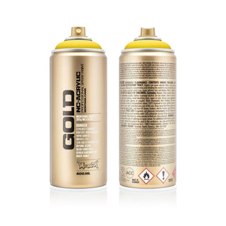 Montana Gold Spraydose Acrylfarbe 400ml - Gelb