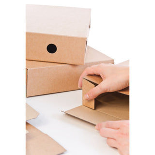 Q-CONNECT | Archivschachteln aus Feinwellkarton, stabile Aufbewahrungsboxen im A4-Format - Racher