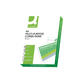 Q-Connect | Universalpapier A4 80g/m2, hochweiss - Racher