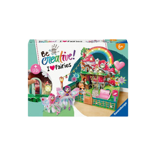 Ravensburger | BeCreative I Love Fairies - Bastelset ab 6 Jahren, magische Feenwelt mit LED-Lichterkette - Racher