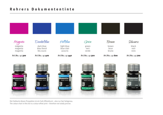 Rohrer & Klingner | Dokumentus Tinte 50ml - Racher