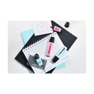 STABILO | BOSS Original Pastell Textmarker Set - 4er Etui, 2-5 mm - Racher