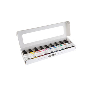Schmincke | AERO COLOR Professional Airbrush Farbe Basic Set 9x28ml - Racher