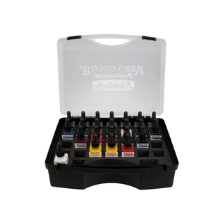 Schmincke | AERO COLOR Professional Airbrush Farbe Set 16x28ml - Racher