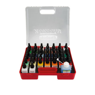 Schmincke | AERO COLOR Professional Airbrush Farbe Set 37x28ml - Racher