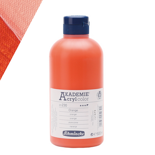 Schmincke | AKADEMIE Acryl color Acrylfarbe 500ml Flaschen - Racher