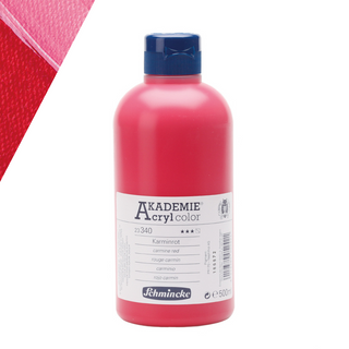 Schmincke | AKADEMIE Acryl color Acrylfarbe 500ml Flaschen - Racher
