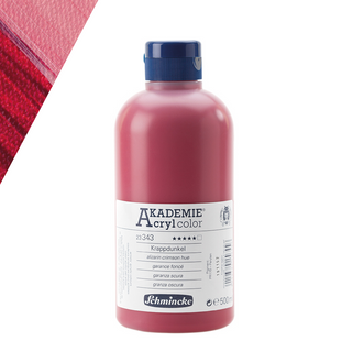 Schmincke | AKADEMIE Acryl color Acrylfarbe 500ml Flaschen - Racher