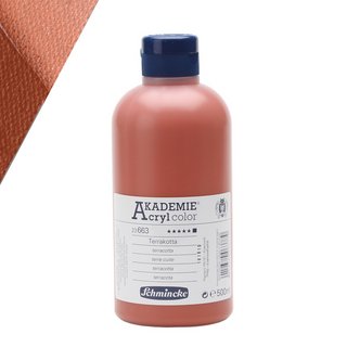 Schmincke | AKADEMIE Acryl color Acrylfarbe 500ml Flaschen - Racher