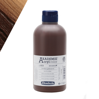 Schmincke | AKADEMIE Acryl color Acrylfarbe 500ml Flaschen - Racher