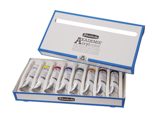 Schmincke | AKADEMIE Acrylset mit 8 x 20ml Tuben - Racher