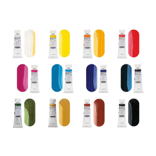 Schmincke | AKADEMIE Öl color Holzkasten 12 x 60ml - Racher