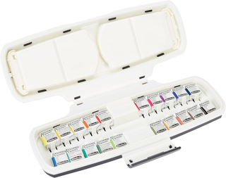 Schmincke | Akademie Aquarell Kunststoffkasten 10 x 1/2 Näpfchen - Racher