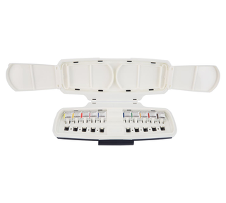 Schmincke | Akademie Aquarell Kunststoffkasten 10 x 1/2 Näpfchen - Racher