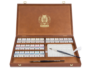 Schmincke | Horadam Aquarell Grosser Holzkasten 47 x 1/1 Näpfchen - Racher