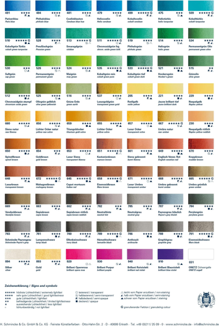 Schmincke | Horadam Aquarell Grosser Holzkasten 47 x 1/1 Näpfchen - Racher