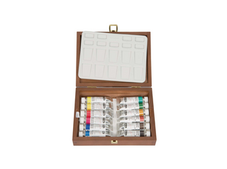 Schmincke | Horadam Aquarell Holzkasten 12 x 15ml Tuben - Racher