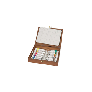 Schmincke | Horadam Aquarell Holzkasten 12 x 15ml Tuben - Racher