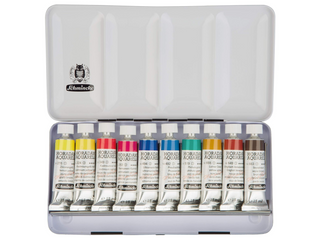 Schmincke | Horadam Aquarell Metallkasten 10 x 15ml Tuben - Racher