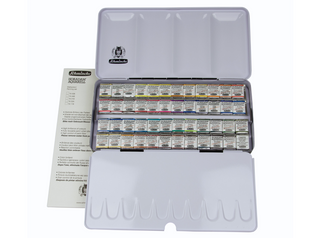 Schmincke | Horadam Aquarell Metallkasten 48 x 1/2 Näpfchen - Racher