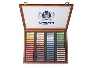 Schmincke | PASTELL Holzkoffer Mehrzweck 60 Stifte - Racher