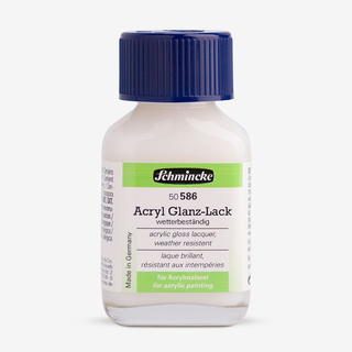 Schmincke | PRIMAcryl Holzkasten mit 10 x 35ml Tuben, Hilfsmitteln und Pinseln - Racher