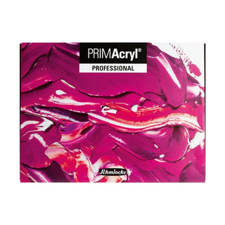 Schmincke | PRIMAcryl Holzkasten mit 10 x 35ml Tuben, Hilfsmitteln und Pinseln - Racher