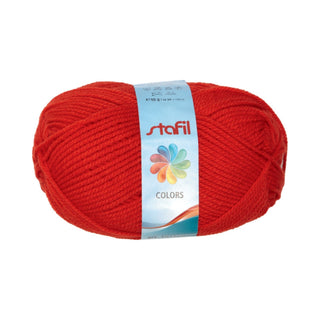 Stafil | Schulwolle Strick- & Häkelwolle 50 g Knäuel, pflegeleicht & bunt - Racher