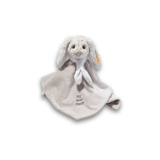Steiff | Hoppie Hase Schmusetuch hellgrau 26cm - Racher