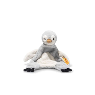 Steiff | Lio Pinguin Schmusetuch hellgrau 26cm - Racher