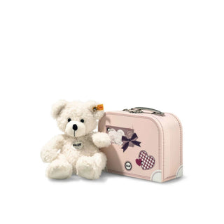 Steiff | Lotte Teddybär Plüschtier im Koffer weiss 28cm - Racher
