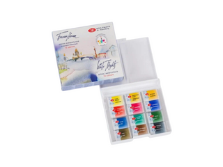 WHITE NIGHTS | Aquarell Kunststoffkasten mit 12 Näpfchen - Racher