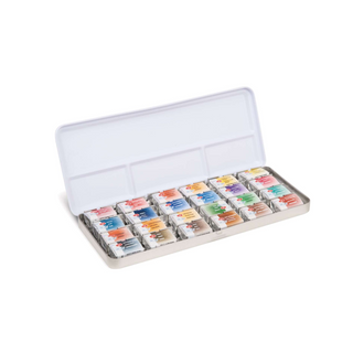 WHITE NIGHTS | Aquarell Metallkasten mit 24 Näpfchen - Racher